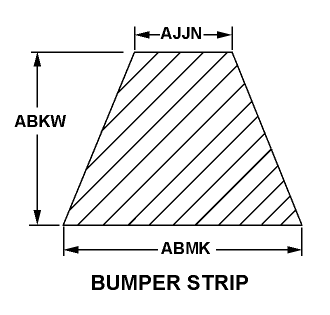 BUMPER STRIP style nsn 9390-00-893-1907