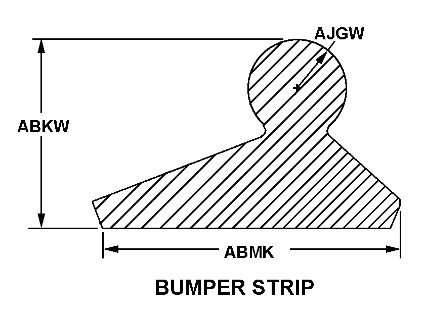 BUMPER STRIP style nsn 9390-00-169-6427