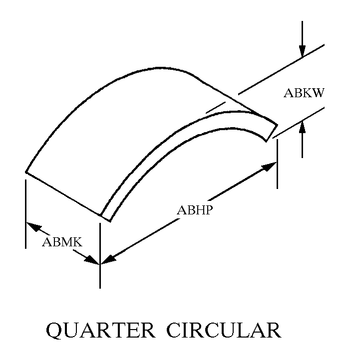 QUARTER CIRCULAR style nsn 2510-01-539-5348