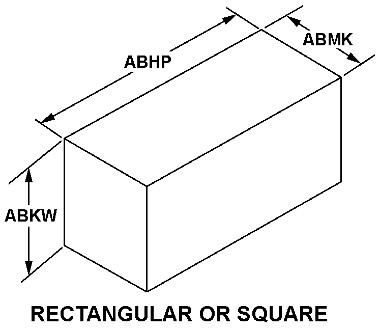 RECTANGULAR OR SQUARE style nsn 6625-01-372-2555