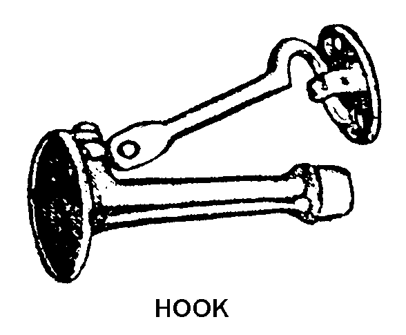 HOOK style nsn 5340-01-522-4154