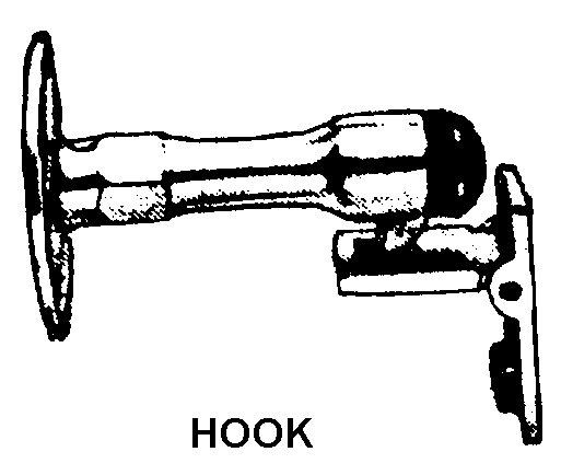 HOOK style nsn 5340-01-522-4154