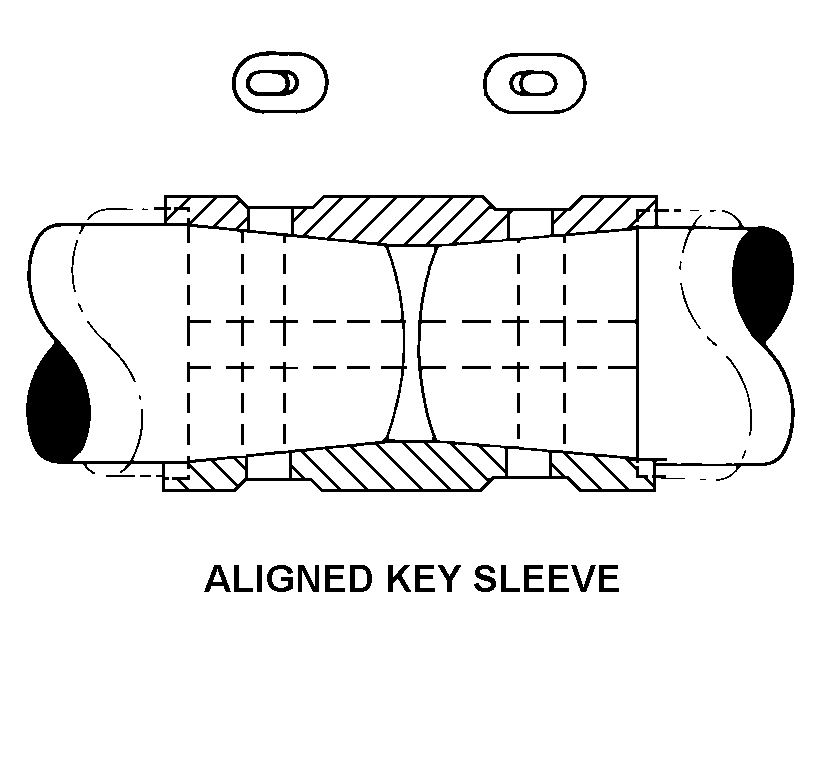 ALIGNED KEY SLEEVE style nsn 3010-01-621-9927