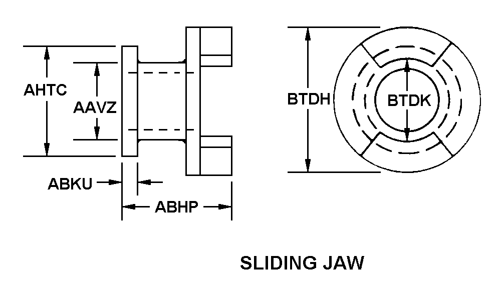 SLIDING JAW style nsn 2520-00-615-6763