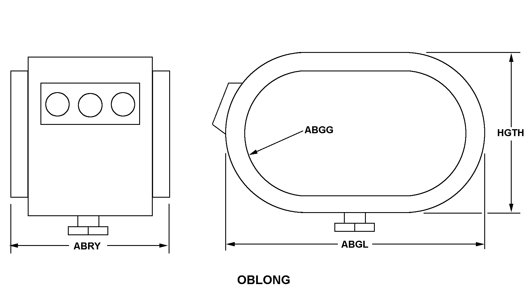 OBLONG style nsn 2935-00-094-7905
