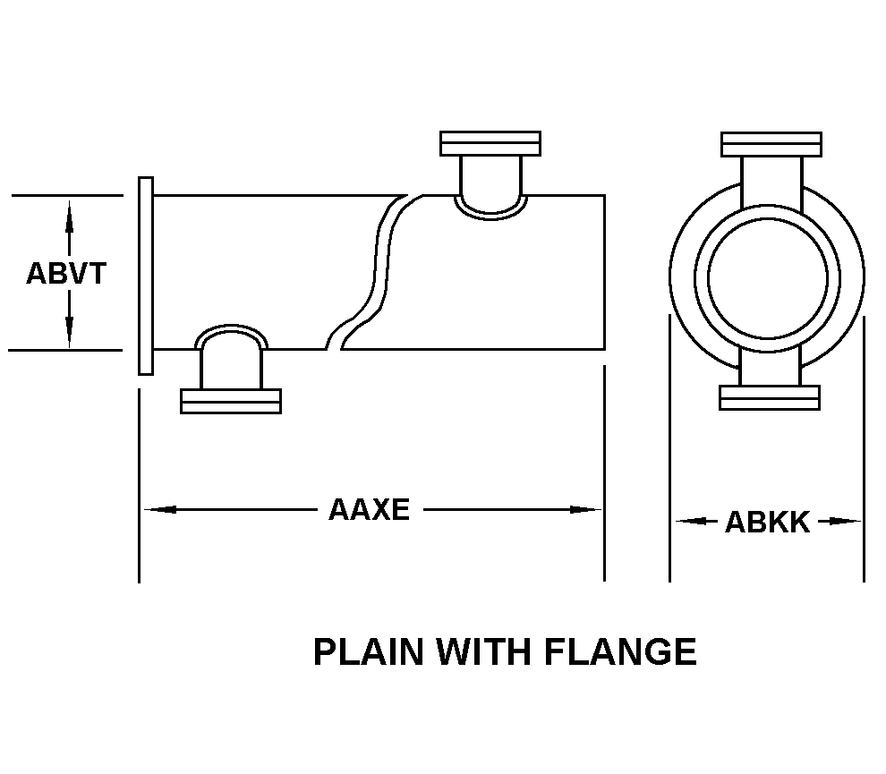 PLAIN WITH FLANGE style nsn 4420-01-305-4023