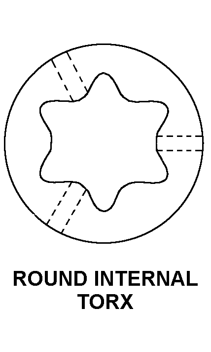 ROUND INTERNAL TORX style nsn 5306-01-607-2414