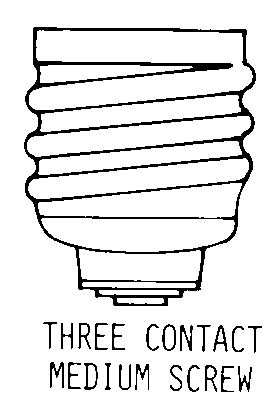 THREE CONTACT MEDIUM SCREW style nsn 6240-00-957-5724