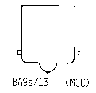 BA9S/13 - (MCC) style nsn 6240-01-576-9120