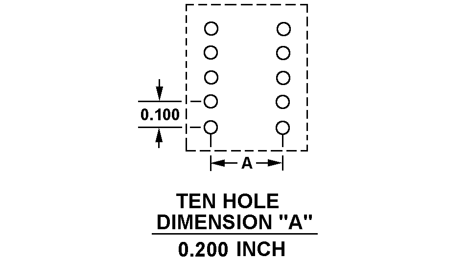 TEN HOLE DIMENSION 