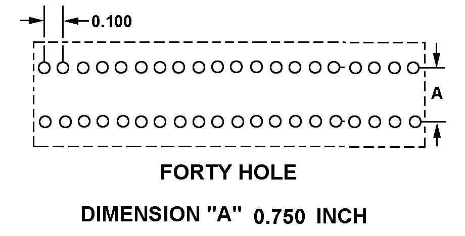 FORTY HOLE style nsn 5935-01-237-3881