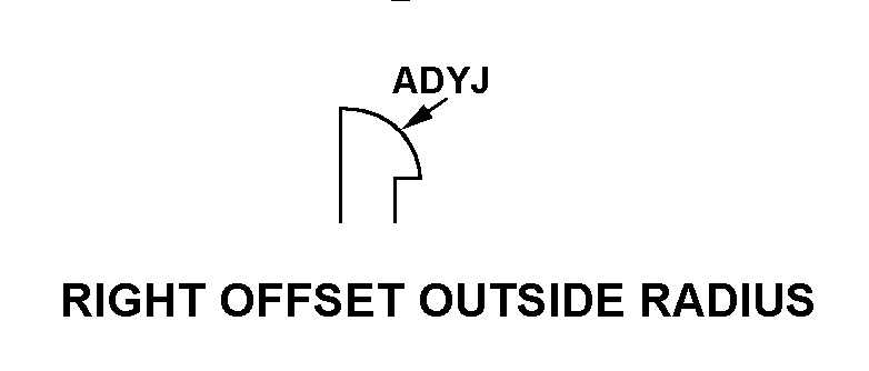 RIGHT OFFSET OUTSIDE RADIUS style nsn 9390-00-737-3301