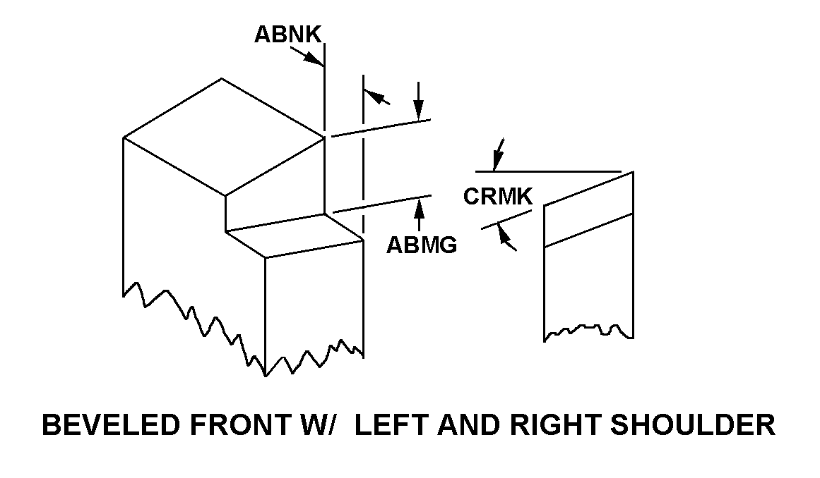 BEVELED FRONT WITH LEFT AND RIGHT SHOULDER style nsn 5977-00-280-8541