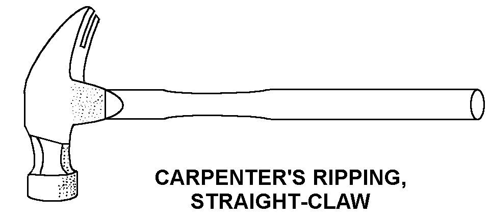 CARPENTER'S RIPPING, STRAIGHT-CLAW style nsn 5120-01-112-8346