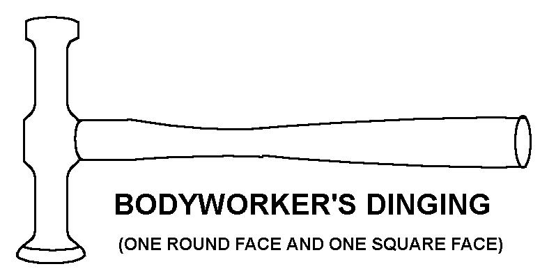 BODYWORKER'S DINGING style nsn 5120-00-595-8343
