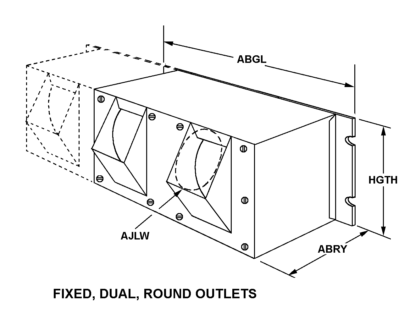 FIXED, DUAL, ROUND OUTLETS style nsn 4140-01-568-6983