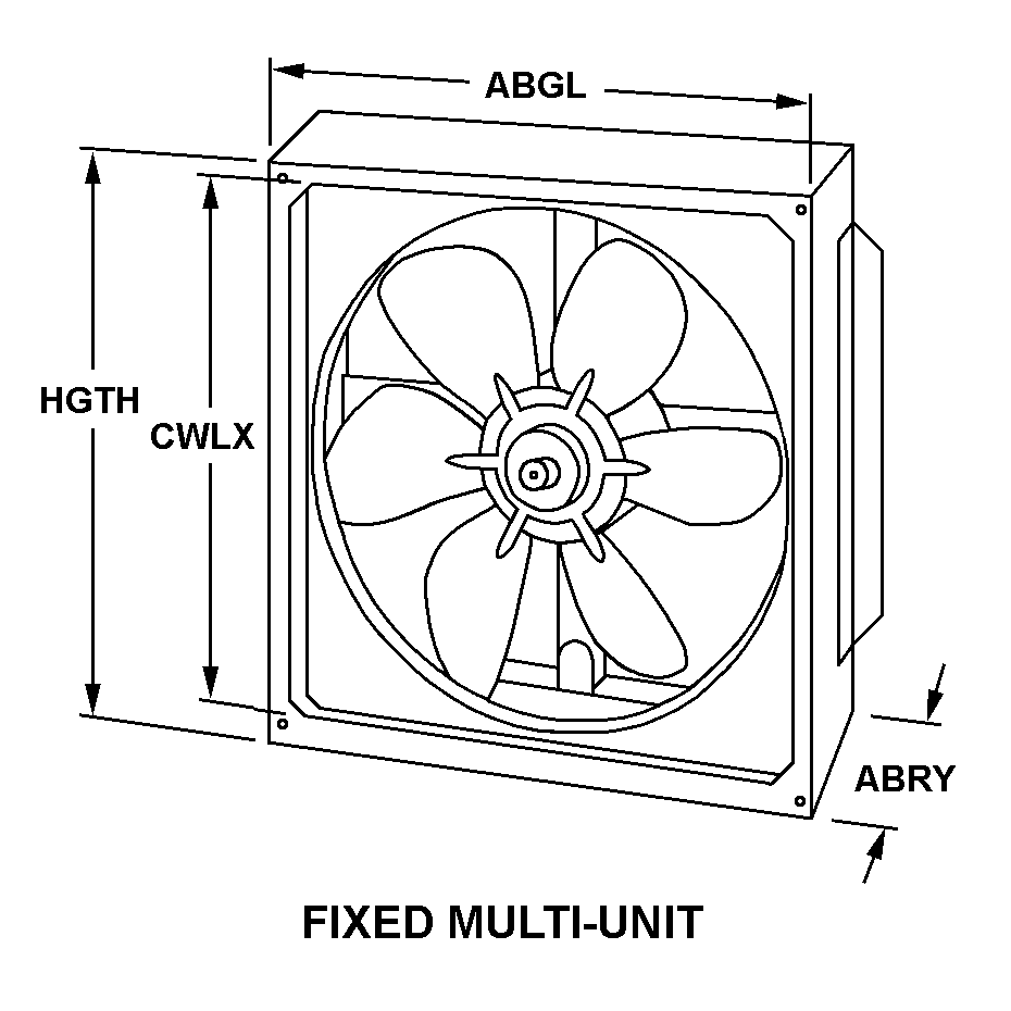 FIXED MULTI-UNIT style nsn 4140-01-631-8572