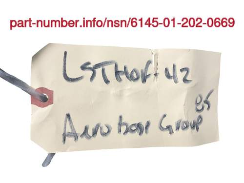 NSN 6145-01-202-0669