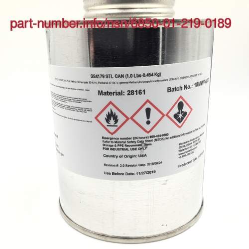 Picture of NSN 6850-01-219-0189 NSN 6850-01-219-0189