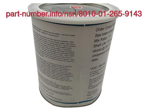 Picture of NSN 8010-01-265-9143 NSN 8010-01-265-9143