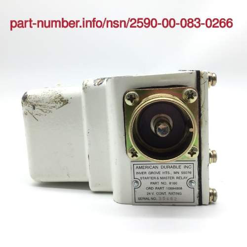 Picture of NSN 2590-00-083-0266 NSN 2590-00-083-0266