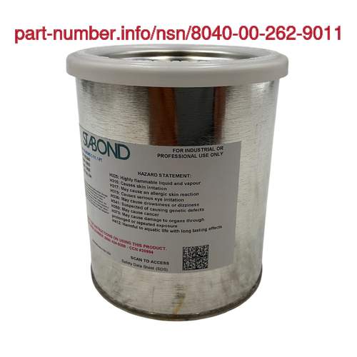 NSN 8040-00-262-9011