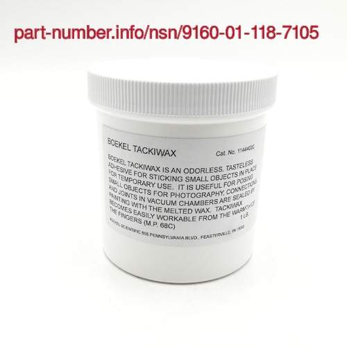 Picture of NSN 9160-01-118-7105 NSN 9160-01-118-7105