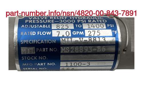 NSN 4820-00-843-7891