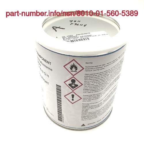 Picture of NSN 8010-01-560-5389 NSN 8010-01-560-5389