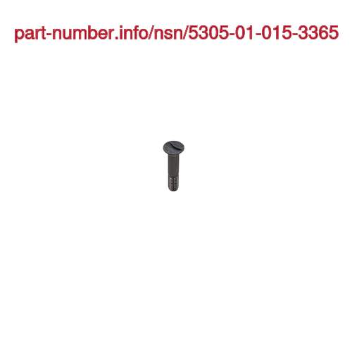 NSN 5305-01-015-3365