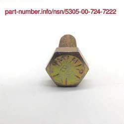 Picture of NSN 5305-00-724-7222 NSN 5305-00-724-7222