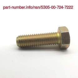 Picture of NSN 5305-00-724-7222 NSN 5305-00-724-7222