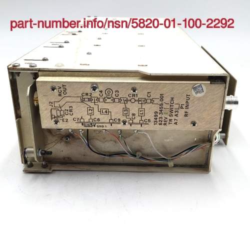 Picture of NSN 5820-01-100-2292 NSN 5820-01-100-2292