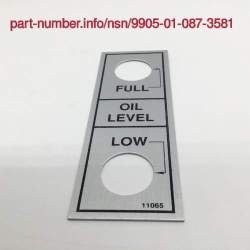 Picture of NSN 9905-01-087-3581 NSN 9905-01-087-3581