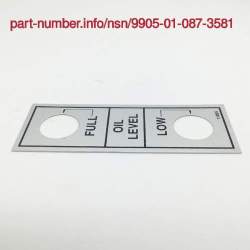 Picture of NSN 9905-01-087-3581 NSN 9905-01-087-3581