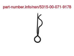 Picture of NSN 5315-00-071-9178 NSN 5315-00-071-9178