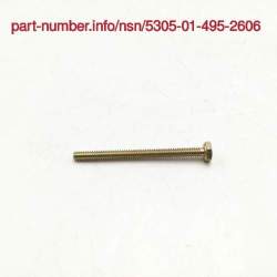 Picture of NSN 5305-01-495-2606 NSN 5305-01-495-2606