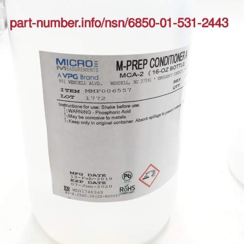 Picture of NSN 6850-01-531-2443 NSN 6850-01-531-2443