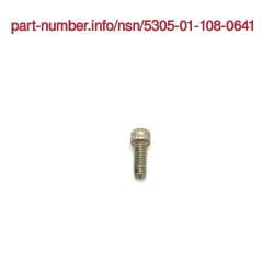 Picture of NSN 5305-01-108-0641 NSN 5305-01-108-0641