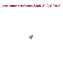 NSN 5305-00-022-7006