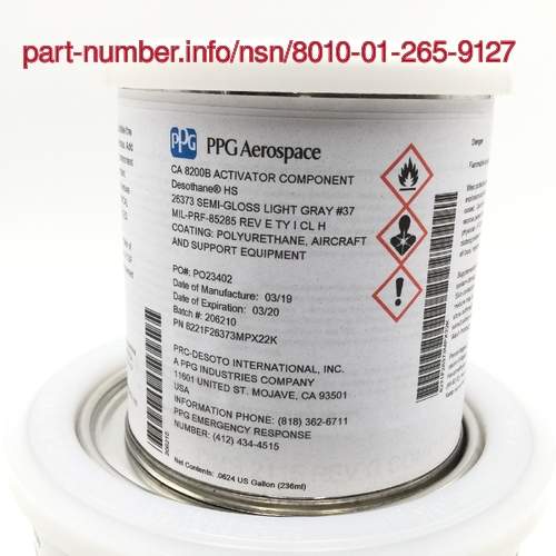 NSN 8010-01-265-9127