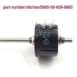 Picture of NSN 5905-00-609-9663 NSN 5905-00-609-9663