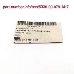 Picture of NSN 5330-00-078-1417 NSN 5330-00-078-1417