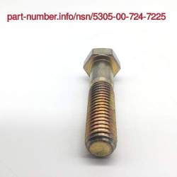 Picture of NSN 5305-00-724-7225 NSN 5305-00-724-7225