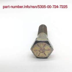 Picture of NSN 5305-00-724-7225 NSN 5305-00-724-7225