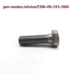 Picture of NSN 5306-00-543-5604 NSN 5306-00-543-5604