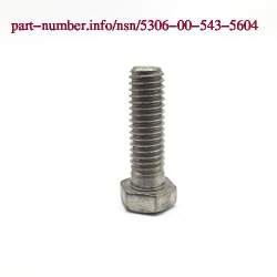 Picture of NSN 5306-00-543-5604 NSN 5306-00-543-5604