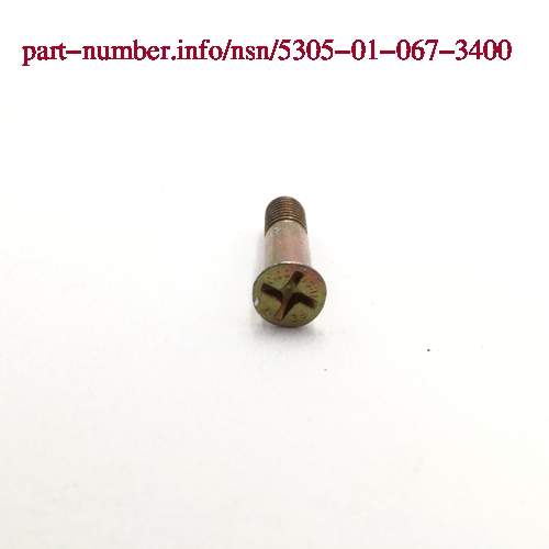 Picture of NSN 5305-01-067-3400 NSN 5305-01-067-3400