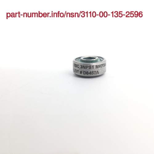 Picture of NSN 3110-00-135-2596 NSN 3110-00-135-2596