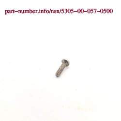 Picture of NSN 5305-00-057-0500 NSN 5305-00-057-0500